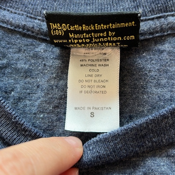 Seinfeld - “No soup for you!” Small blue Tshirt - Picture 3 of 7